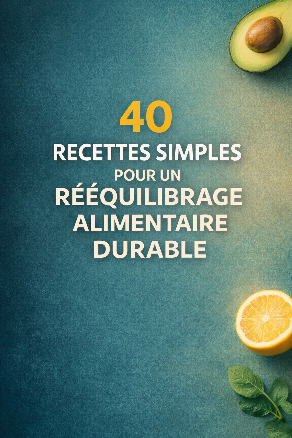 40 recettes simples pour un rééquilibrage alimentaire durable