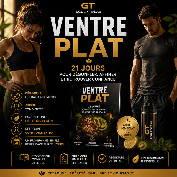 Ventre Plat – 21 Jours pour Dégonfler et Retrouver Confiance