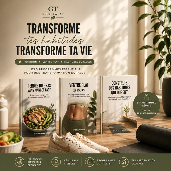 Perdre du gras, retrouver un ventre plat et construire des habitudes durables | Pack GT SculptWear